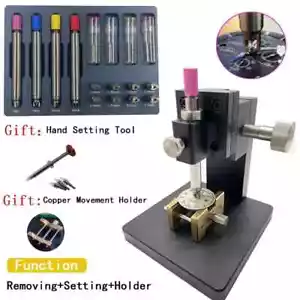 Strumento rimozione orologio seconda mano orologio mano impostazione e montaggio supporto pressa - Foto 1 di 22