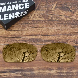 Polarized  Replacement Lenses for-Oakley Fives Squared (4+1)2 Peach Gold - Picture 1 of 2
