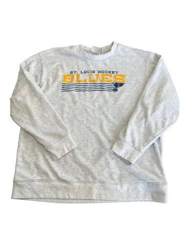 St. Louis Blues Champion Crewneck Sweatshirt Gray XL NHL Cover