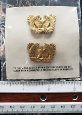 US Army Warrant Officer Service Pin Badge Insignia Vintage Original NOS 1 Pair