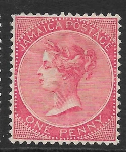 JAMAICA SG18 1885 1d ROSA MTD COMO NUEVO (p) - Imagen 1 de 1