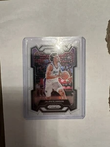 2023-24 Panini Prizm Rookie White Prizm #149 Jalen Slawson RC 028/175 Sacramento - Picture 1 of 2