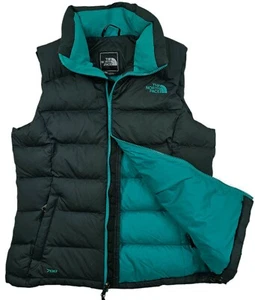 *HOT Women THE NORTH FACE 700 NUPTSE SPORTS QUILT DOWN PUFFER GRAY VEST Jacket S - Picture 1 of 17
