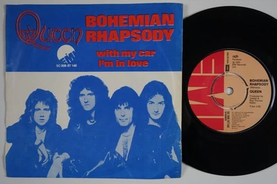 QUEEN Bohemian Rhapsody STUNNING CONDITION Denmark 45 glam prog danish LISTEN! Foto 1 de 2