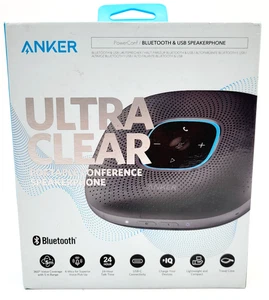 Anker Bluetooth Portable Conference Speakerphone With Travel Case - Black - Picture 1 of 6