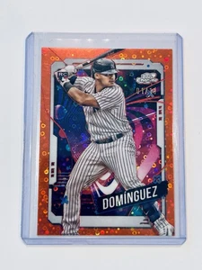 2024 Topps Chrome Cosmic Jasson Dominguez RC 1/10 New York Yankees - Picture 1 of 2