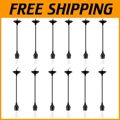 Комплект из 12 подвесных световых шнуров — винт в основании E26 - Изображение 1 из 4