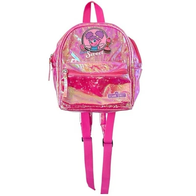 Mini mochila fofa Sesame Street Abby Cadabby extra doce cupcake rosa - Imagem 1 de 4