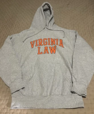 Sudadera con Capucha University Of Virginia Law Heavyweight Pro Weave Talla Mediana MV Sport Foto 1 de 4