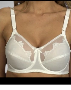Neu mit Etikett Bali 44DD Damen-Bügel-BH beige Vollfigur Blumenmuster 0180 - Bild 1 von 10