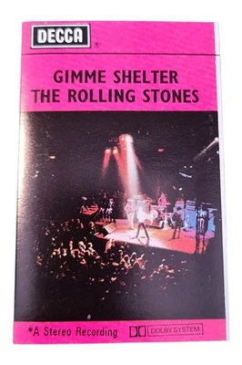 THE ROLLING STONES GIMME SHELTER AUDIO CASSETTE TAPE ALBUM 1971 DECCA KSKC 5101 - Image 1 of 3