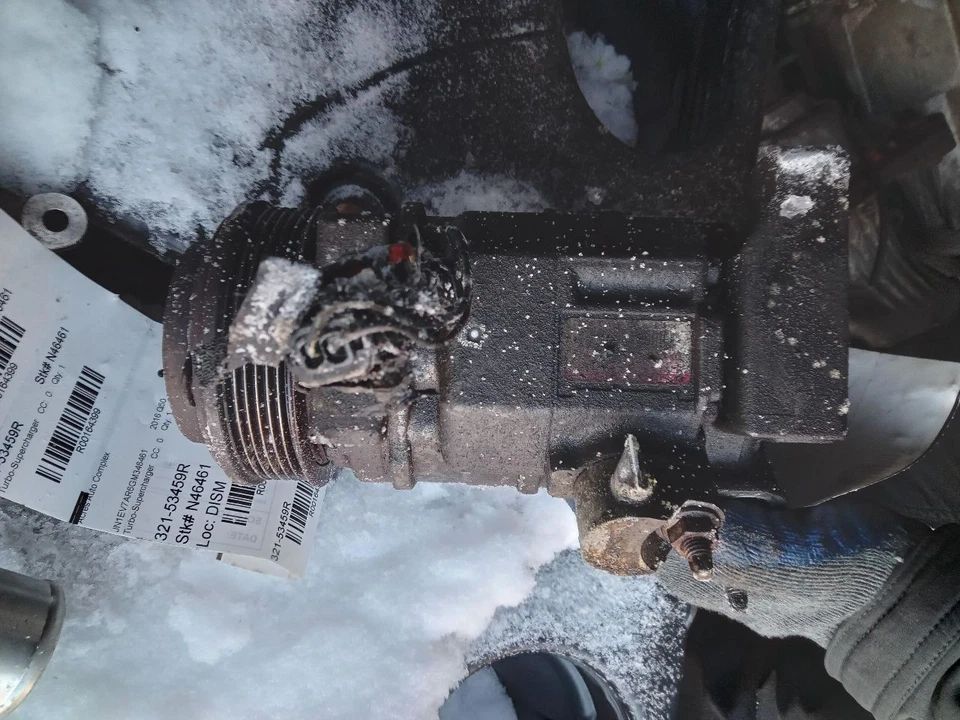 Used A/C Compressor fits: 2009 Chrysler Town & country 3.3L w/rear AC Grade A Foto 1 de 4