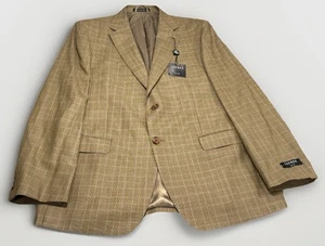 Blazer Ralph Lauren Black Label a quadri con pied de poule misto lana seta taglia 42 reg nuovo con etichette - Foto 1 di 8
