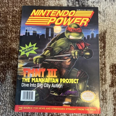 Nintendo Vol 33 Teenage Mutant Ninja Turtles III w/ poster - Image 1 of 4