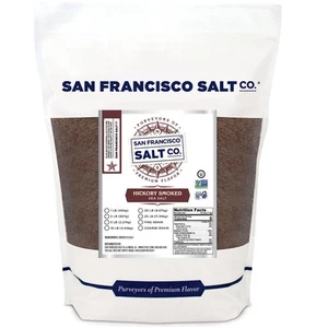 Hickory Smoked Sea Salt 2 lb. Bag - Fine Grain by - Bild 1 von 7