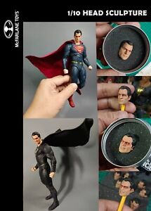 henry cavill head superman 1/10  for mcfarlance toys shipping within  7 day