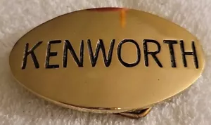 Vintage 1970s 80s Kenworth Trucks Semi Solid Brass Belt Buckle - Picture 1 of 2
