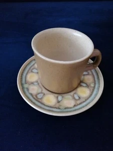 Vintage Franciscan Reflections Pottery Cup And Saucer 1970s - Picture 1 of 7
