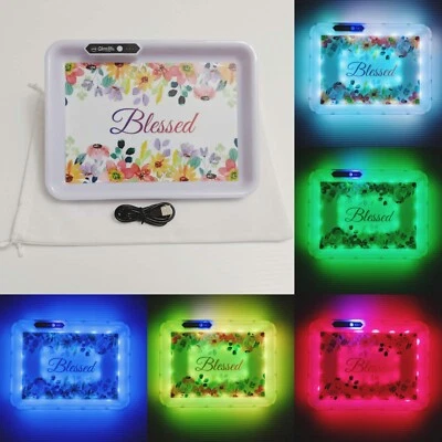 LED Serving Trays for Party Trays for Multi Purpose Use Serving in Night Time - Image 1 of 4