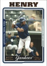 2005 Topps Factory Set First Year Draft Bonus #6 C.J. Henry