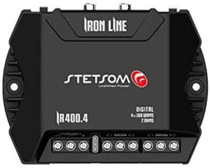 Stetsom Iron Line IR 400.4 Amplifier 2-ohm 400W RMS 4-Channels Ships USA 3-Day - Picture 1 of 4