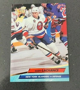 Scott Lachance 1992-3 Fleer Ultra #130 ROOKIE CARD NY Islanders - Picture 1 of 2