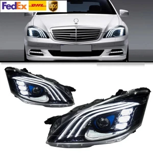 Conjunto de faros LED para Benz W221 2006-2009 clase S actualización luces de señal de giro - Imagen 1 de 5
