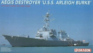 NEW Dragon 1/700 USS ARLEIGH BURKE DDG-51 Guided Missile Destroyer - Picture 1 of 14