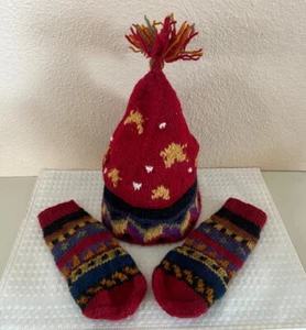 Newari Icelandic Design 100% Wool Hat and Mitten Set - NWOT - Picture 1 of 4