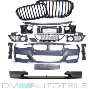 BMW 3er F30 F31 Stoßstange Frontspoiler Nieren ABS + Zubehör für M-Performance - Bild 1 von 1