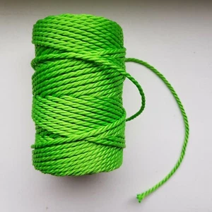Cable de polipropileno 3 mm/50 m cuerda de color retorcido para herramientas de elaboración macrame - Imagen 1 de 17