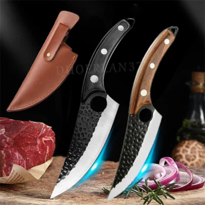 Faca de cozinha japonesa forjada açougueiro faca de desossa viking material de grau premium - Imagem 1 de 4