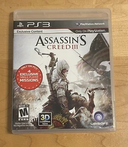 Assassin's Creed 3 (PlayStation 3 PS3, 2012) CIB mit Handbuch, original & getestet - Bild 1 von 9