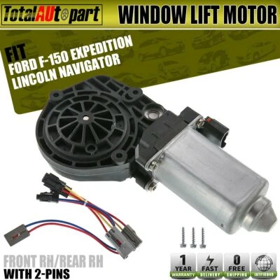Motor elevador de ventana sin anticlip para Ford F-150 F-250 F-150 Heritage delantero derecho Foto 1 de 4