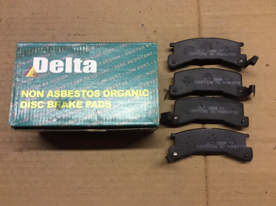 Pastillas de freno de disco traseras Delta 763-D301 orgánicas nuevas Foto 1 de 4