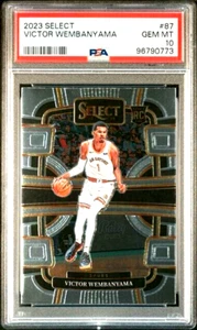 PSA 10 Victor Wembanyama 2023-24 Select Concourse #87 Wemby RC Spurs - Picture 1 of 2
