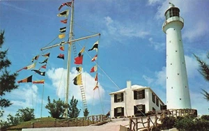 Bermuda Gibbs Hill Lighthouse Vintage Postcard  - Picture 1 of 2
