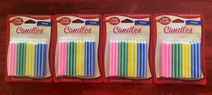 (4) NEW Betty Crocker “Pencil” Birthday Candles 24 per Pack -96 Total Candles RR - Picture 1 of 2