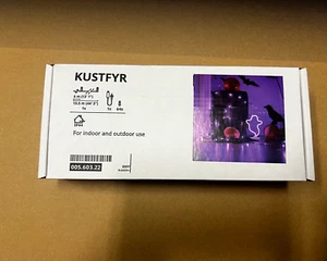 IKEA KUSTFYR - NEW - LED string light with 64 lights, purple 005.603.22 - Picture 1 of 5