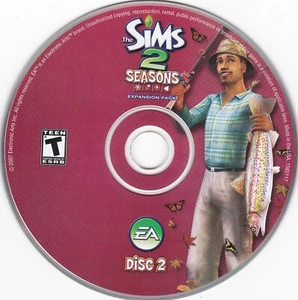 The Sims 2 Seasons Expansion Pack Disc 2 (PC, 2007) *DISC ONLY* - Picture 1 of 2