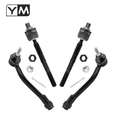 Front Inner Outer Tie Rod Kit For Hyundai Entourage 2007-09 Kia Sedona 2006-12 - Image 1 of 4