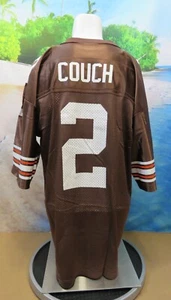 TIM COUCH Used 1999-2003 Starter NFL CLEVELAND BROWNS Screened Jersey XL 52 - Picture 1 of 4