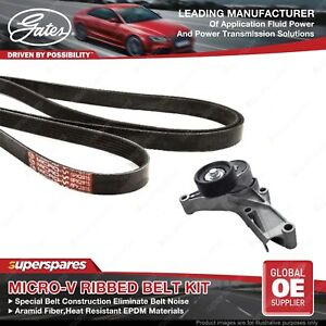 Gates Micro-V Belt Kit for Holden Commodore VY VU VX Crewman One Tonner VY
