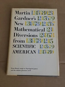 Martin Gardner’s New Mathematical Diversions from Scientific American HC DJ 1966 - Picture 1 of 6