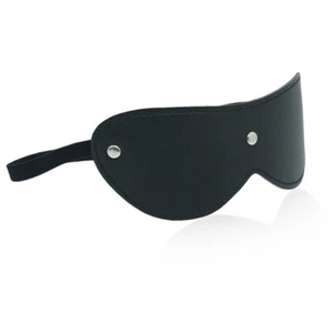 New Sexy Blindfold Rivet PU Flirt Adult Games BDSM Sleeping Blindfold Eye Mask - Picture 1 of 30