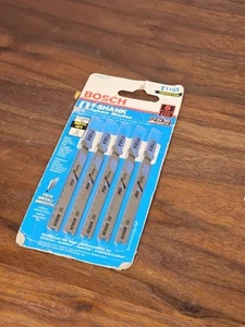 Bosch T118a Jigsaw Blade,3-5/8 In. L,T-Shank,Pk5 - Picture 1 of 2