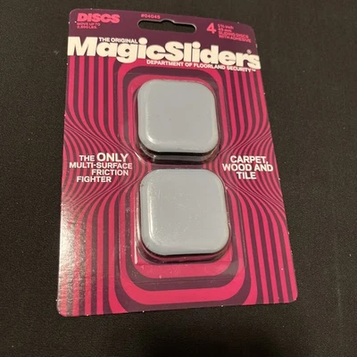 MAGIC SLIDERS L P 4045 1-3/4" Magic Slider Blue 4 Piece Pack of 1 - Image 1 of 4