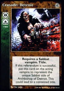 Crusade: Detroit [Third set] - VTES card - Picture 1 of 2