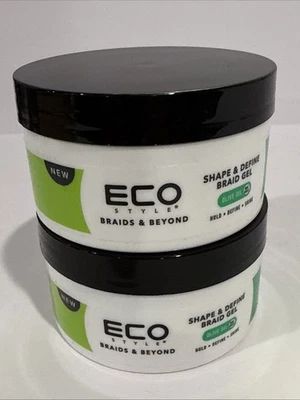 2 X ECO Style Professional Hair Styling Shape And Defining Braid Gel 6 Fl OZ EA - Image 1 of 4
