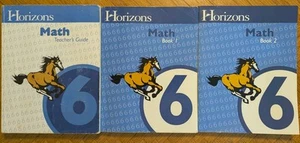 Horizons Math Gr. 6 Teacher Guide and Student Books 1&2 - Imagen 1 de 4